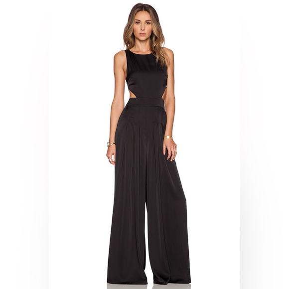 Mara Hoffman Cut Out Jumpsuit in Black Size 4 - Picture 3 of 4